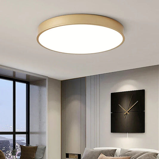 Plafon Sobrepor LED Nórdico Royale Alumínio Bivolt 12W a 60W
