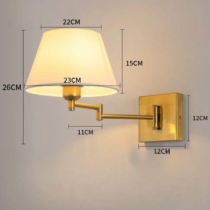 Arandela Luminária de Parede com Braço Dobrável