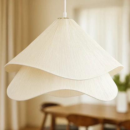Luminária Pendente Flor Branca