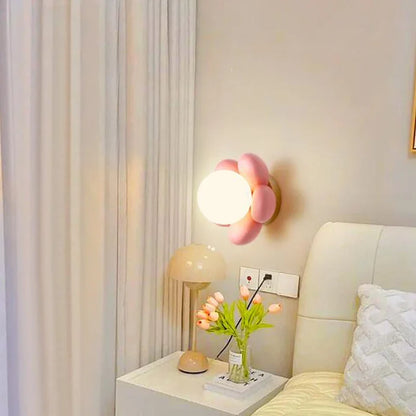 Arandela LED Flor Moderna - Iluminação Decorativa de Parede.
