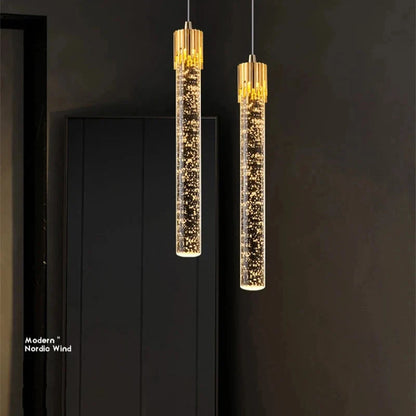 Nordic cristal luzes pingente led lâmpada do teto cabeceira pendurado iluminação para sala de estar cozinha quarto teto decoração casa