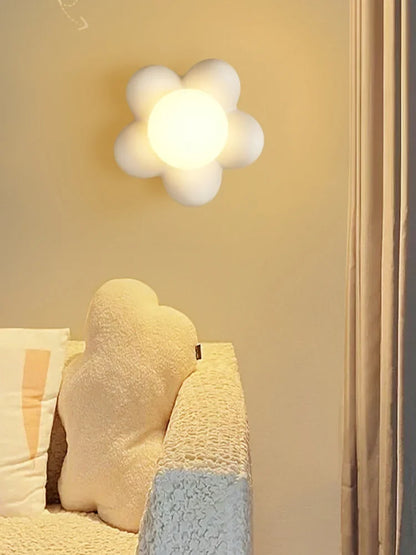 Arandela LED Flor Moderna - Iluminação Decorativa de Parede.