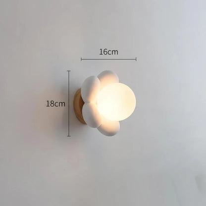Arandela LED Flor Moderna - Iluminação Decorativa de Parede.