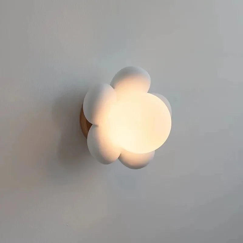Arandela LED Flor Moderna - Iluminação Decorativa de Parede.