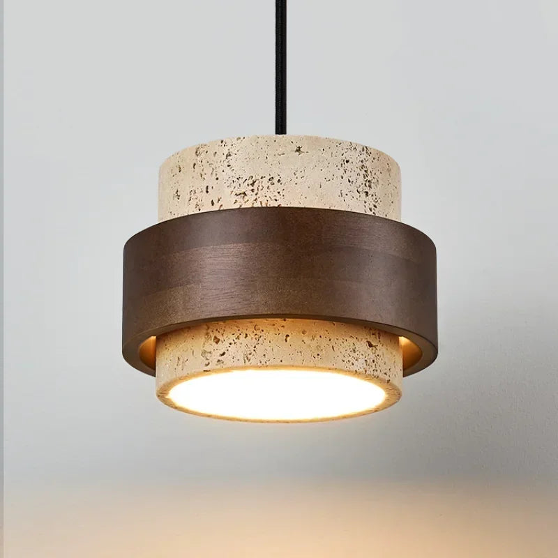 Pendente Luminária Pedra, Estilo Minimalista