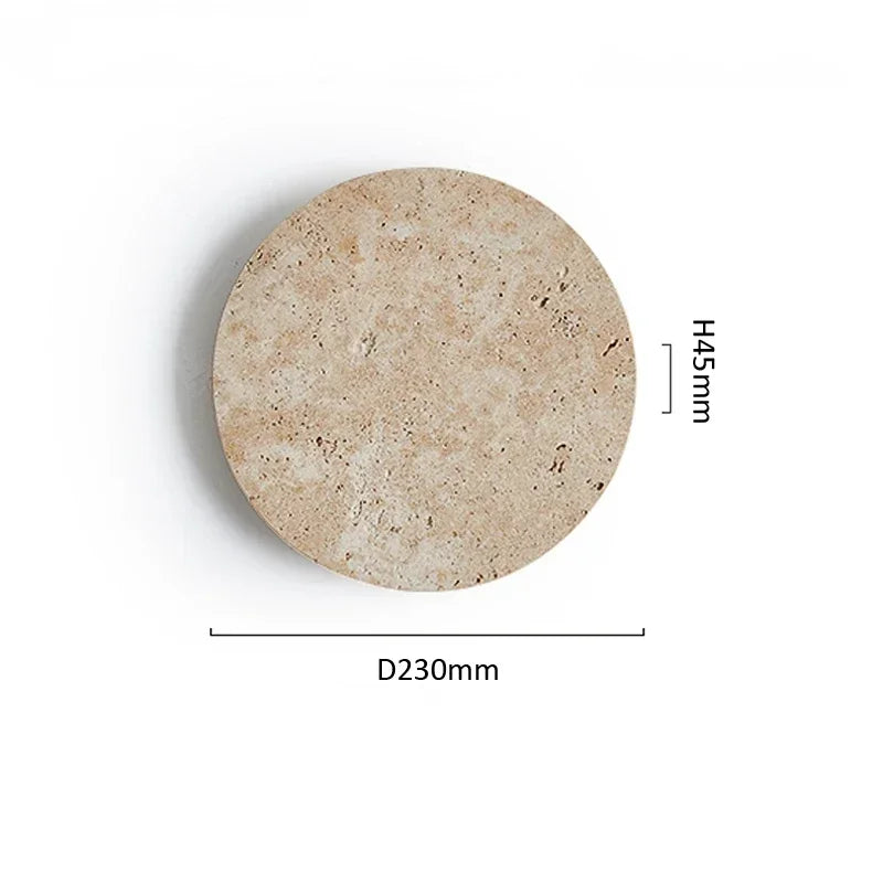 Arandela de Parede Pedra Lua Design Moderno 20cm 25cm 30cm