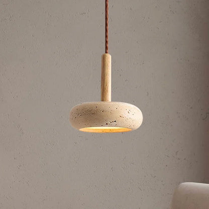 Pendente Pedra Travertino LED