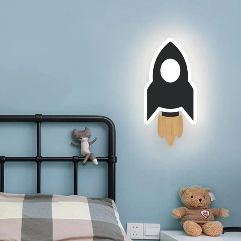 Luminária de Parede LED Infantil - Design Criativo e Aconchegante.