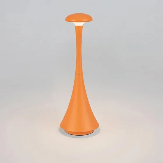 Luminária de Mesa LED Recarregável com Toque e Design Moderno.