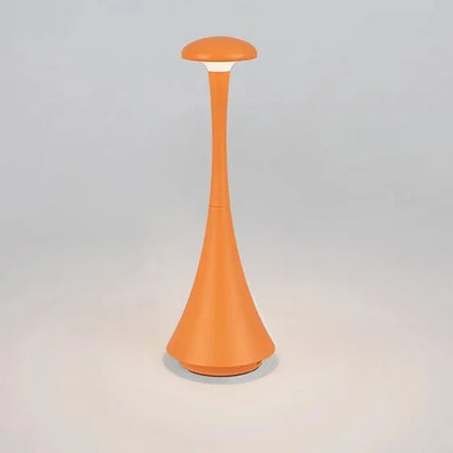 Luminária de Mesa LED Recarregável com Toque e Design Moderno.