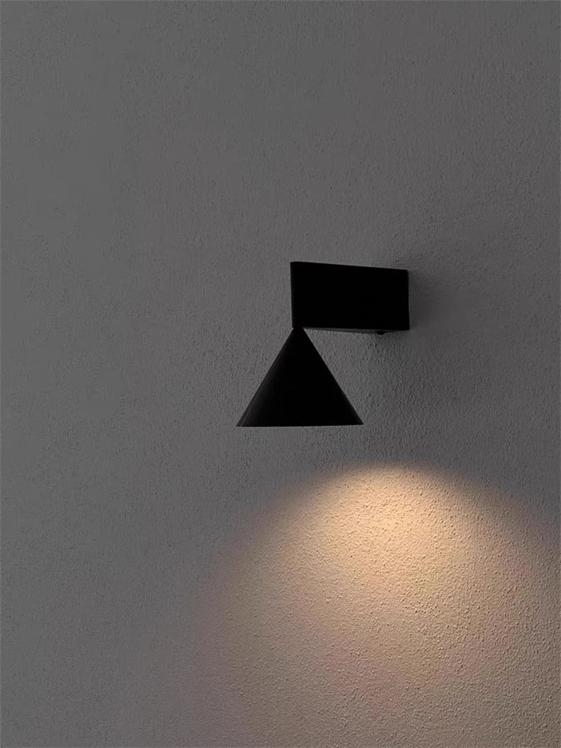 Luminária Arandela Minimalista LED Geométrica de Parede.