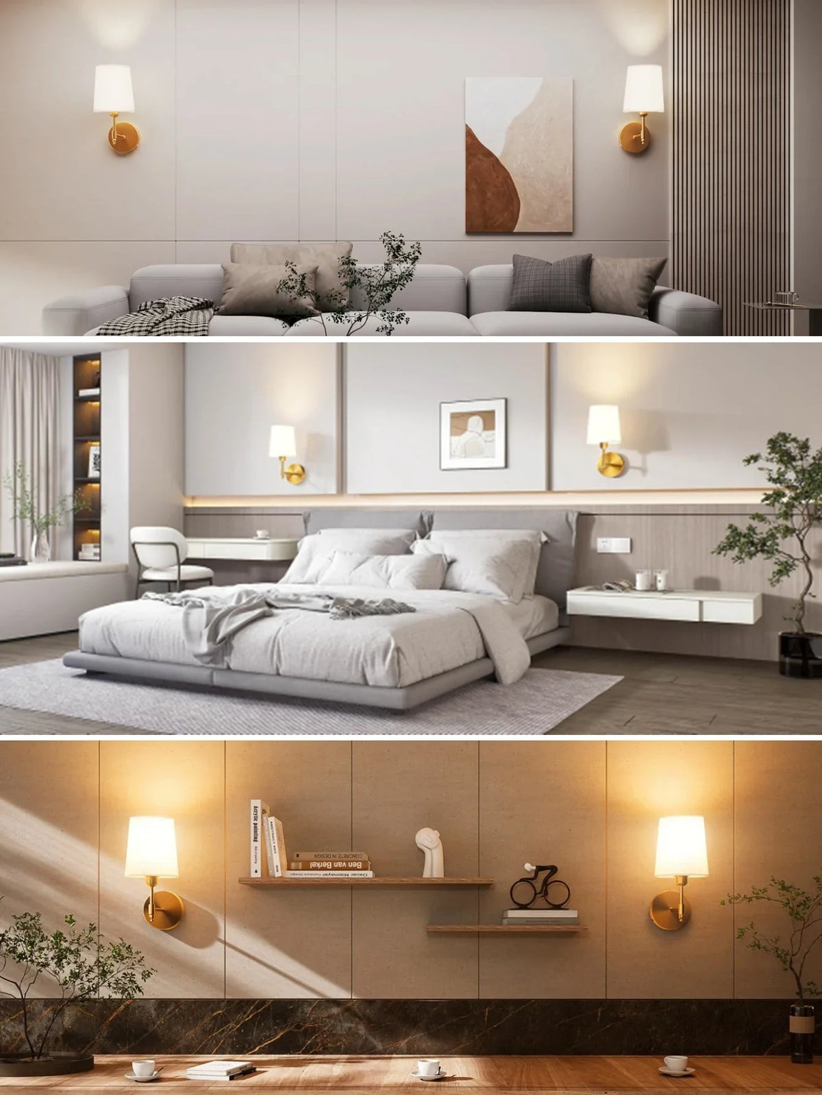 Arandela Slim Classic - Iluminação de Destaque Sem Fios.