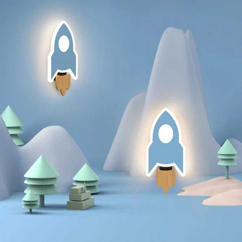 Luminária de Parede LED Infantil - Design Criativo e Aconchegante.
