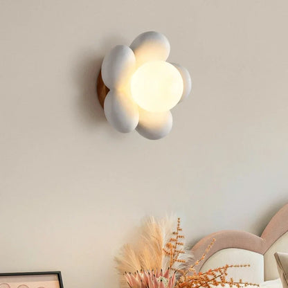 Arandela LED Flor Moderna - Iluminação Decorativa de Parede.