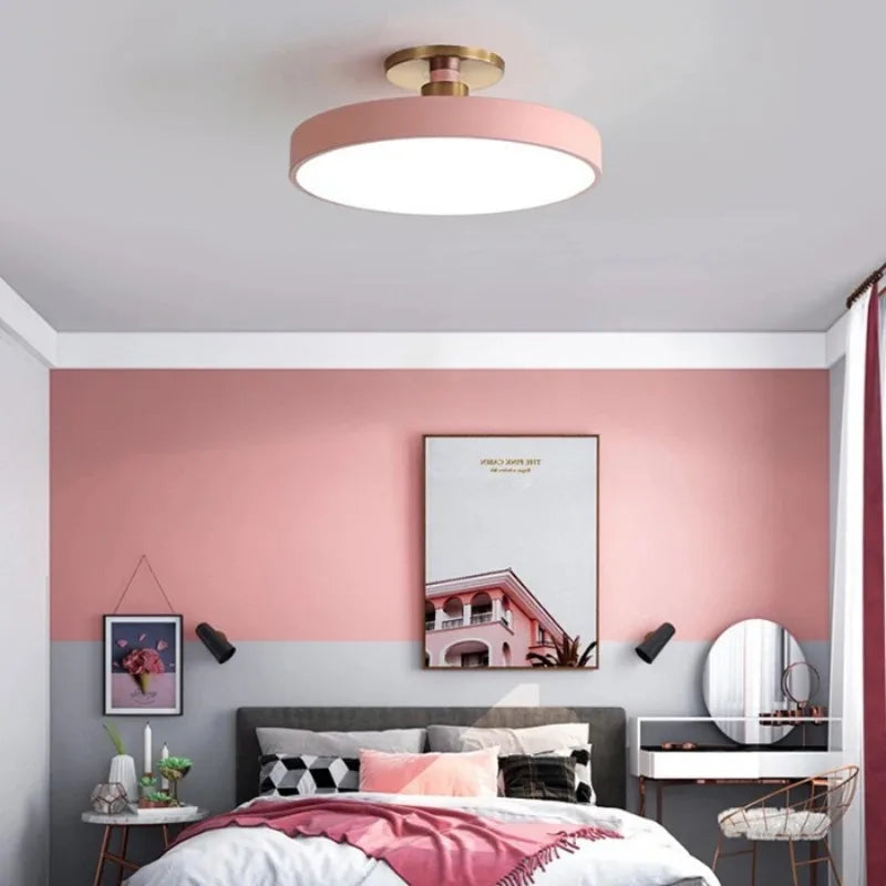 Luminária Plafon Moderna Minimalista Metal Akada.