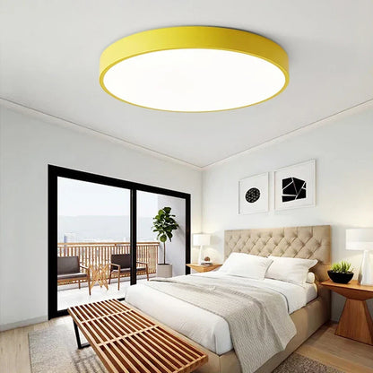 Plafon Sobrepor LED Nórdico Royale Alumínio Bivolt 12W a 60W
