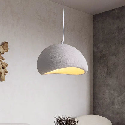 Luminária Pendente Wabi Sabi Cogumelo Design Nórdico e Elegância.