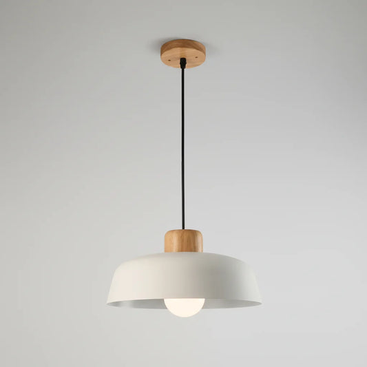 Luminária Pendente Nórdica de Madeira - Design Moderno e Elegante.