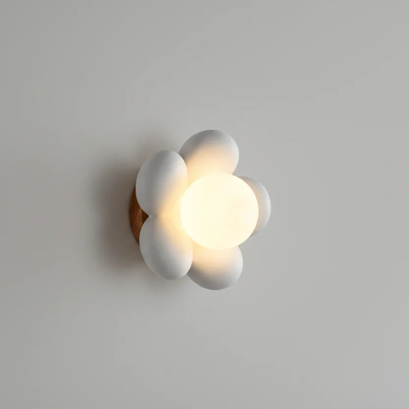 Arandela LED Flor Moderna - Iluminação Decorativa de Parede.