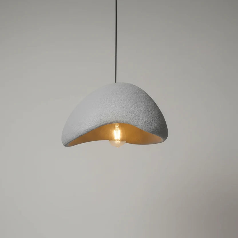 Luminária Pendente Wabi Sabi Cogumelo Design Nórdico e Elegância.