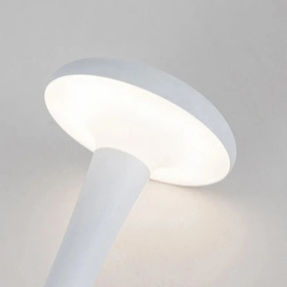 Luminária de Mesa LED Recarregável com Toque e Design Moderno.