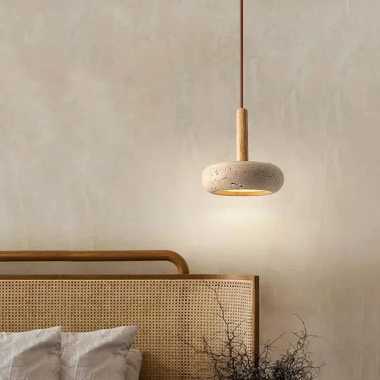 Pendente Pedra Travertino LED