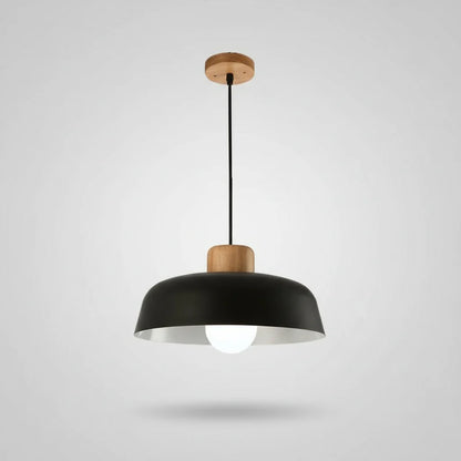 Luminária Pendente Nórdica de Madeira - Design Moderno e Elegante.