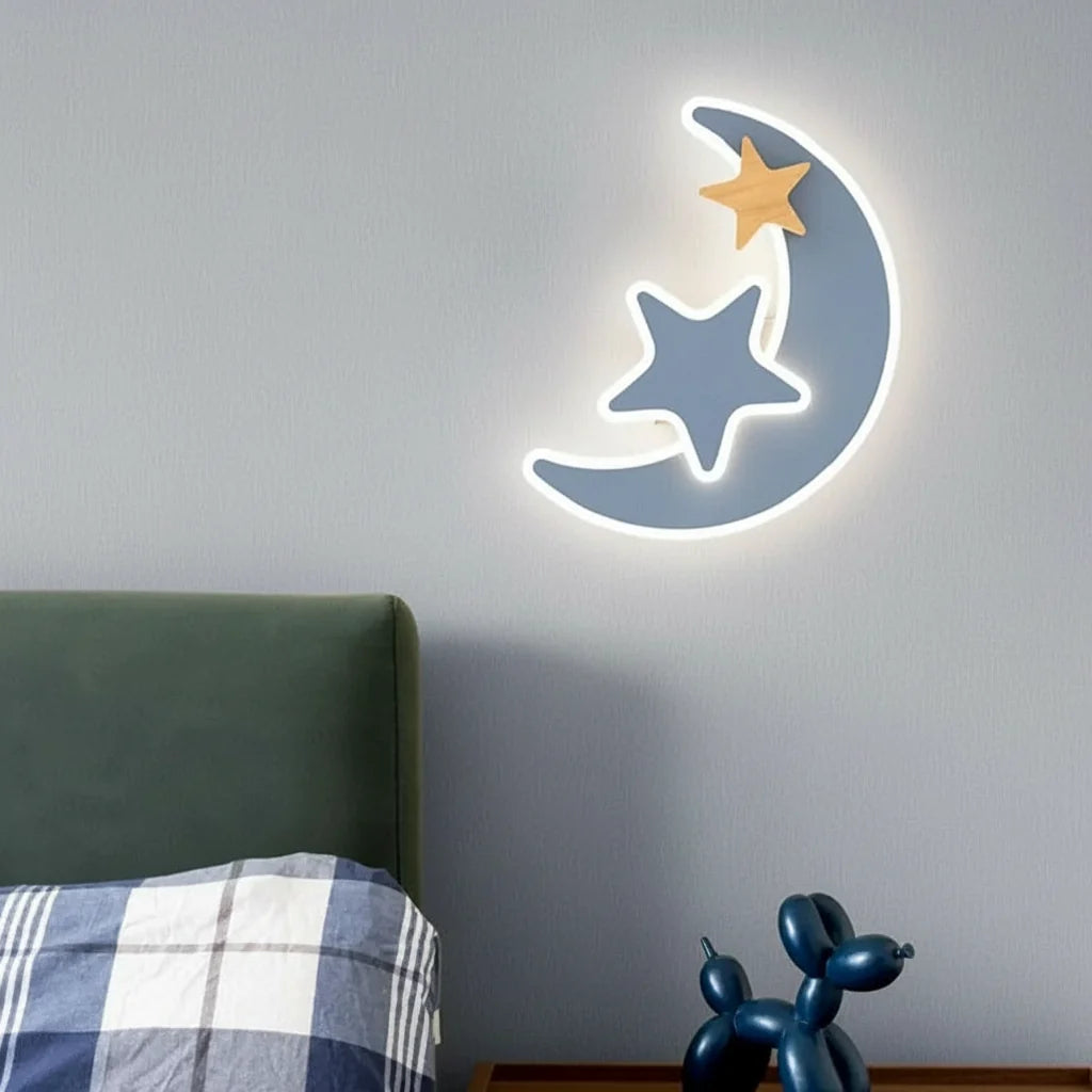 Luminária de Parede LED Infantil - Design Criativo e Aconchegante.