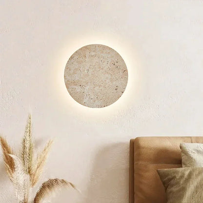 Arandela de Parede Pedra Lua Design Moderno 20cm 25cm 30cm