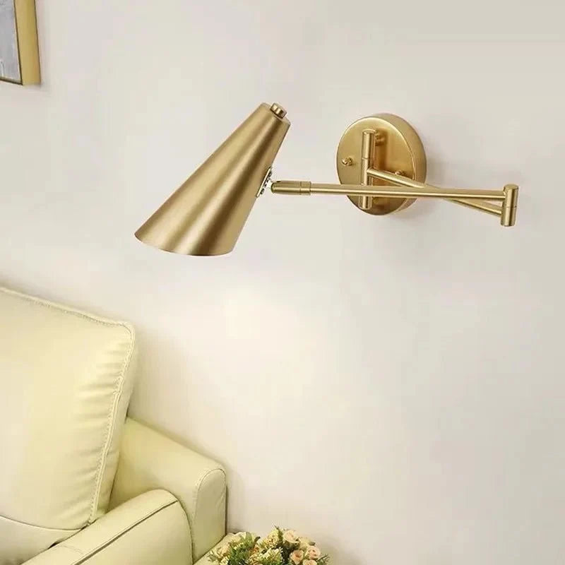 Luminária de Parede LED Ajustável com Braço Retrátil - Akada Brasil