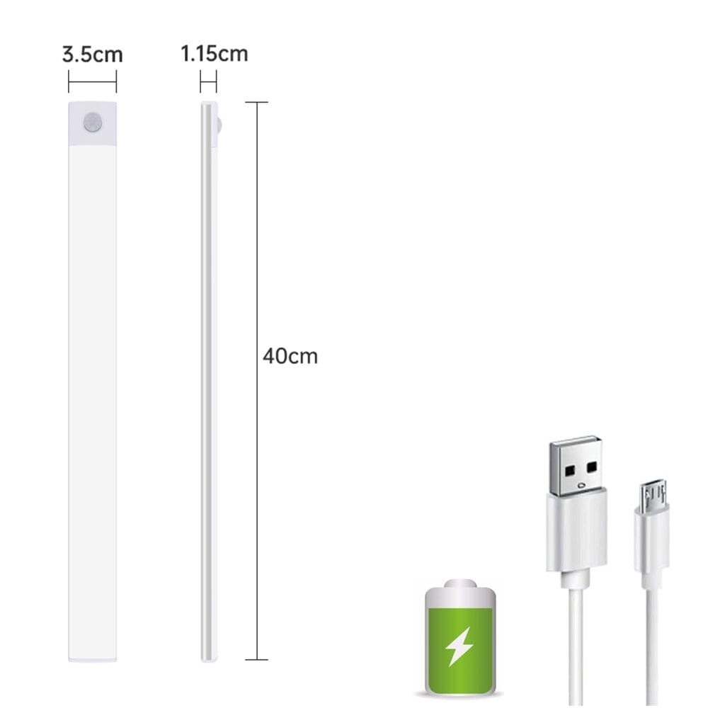 Luminária LED Armário com Sensor de Movimento Sem Fio