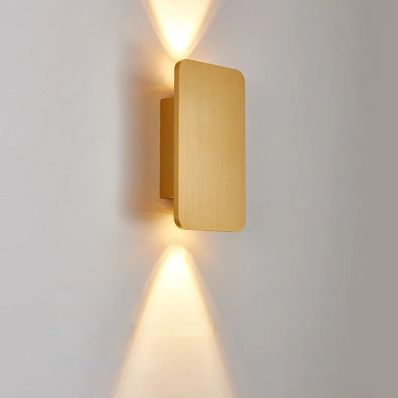 Arandela de Parede Wooden, 6W/10W LED integrado, alumínio, 3000K ou 6000K