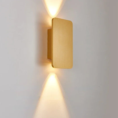 Arandela de Parede Wooden, 6W/10W LED integrado, alumínio, 3000K ou 6000K