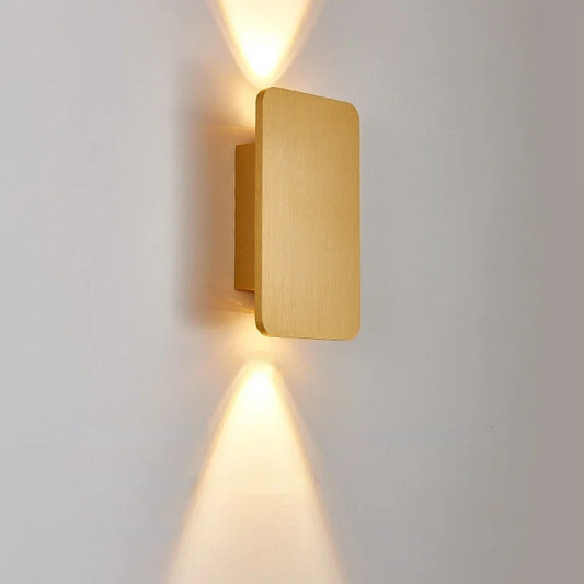 Arandela de Parede Wooden, 6W/10W LED integrado, alumínio, 3000K ou 6000K