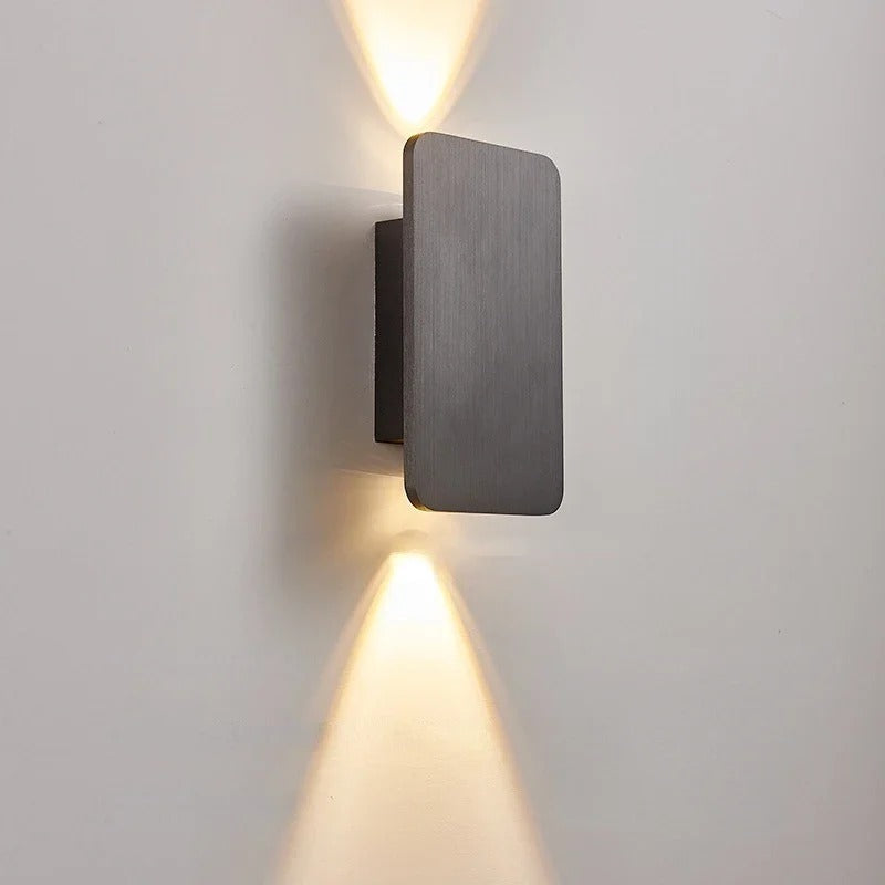 Arandela de Parede Wooden, 6W/10W LED integrado, alumínio, 3000K ou 6000K