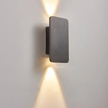 Arandela de Parede Wooden, 6W/10W LED integrado, alumínio, 3000K ou 6000K