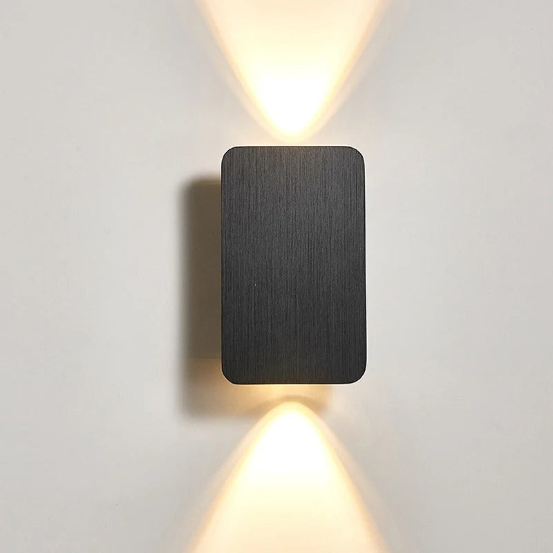 Arandela de Parede Wooden, 6W/10W LED integrado, alumínio, 3000K ou 6000K