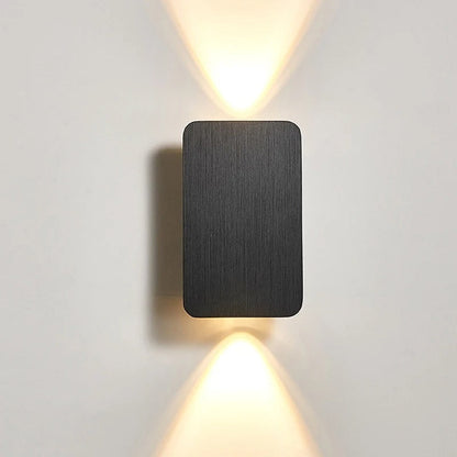Arandela de Parede Wooden, 6W/10W LED integrado, alumínio, 3000K ou 6000K